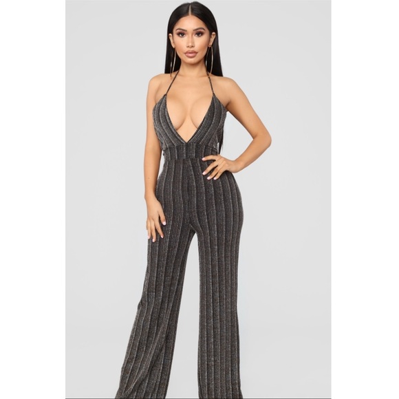 Fashion Nova Tops - Fashion Nova Start talking jumpsuit